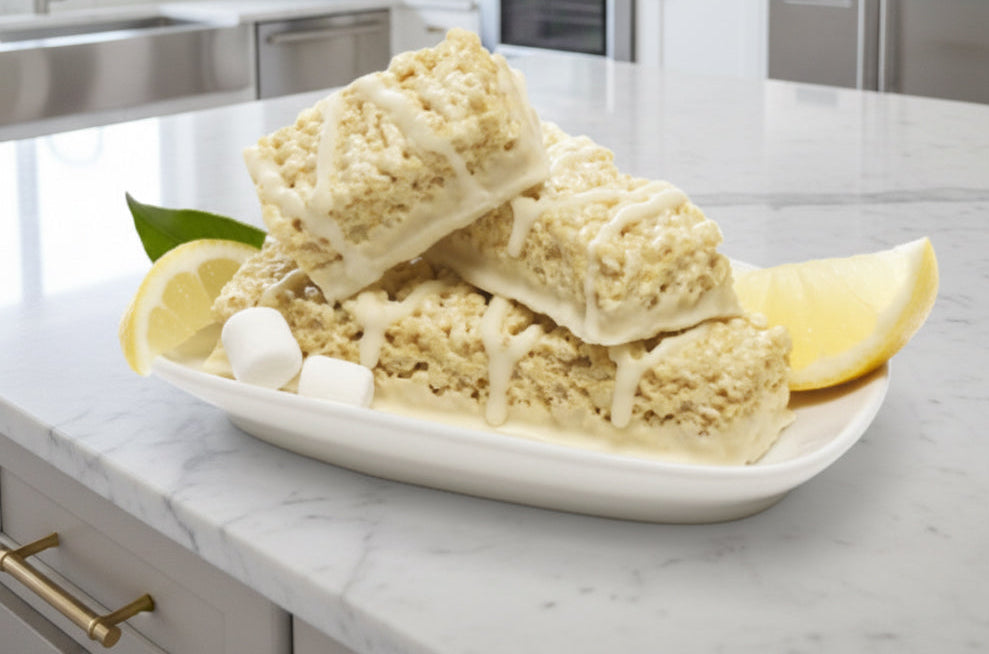 Body Fluffy Drizzle Lemon Protein Bars 7/box