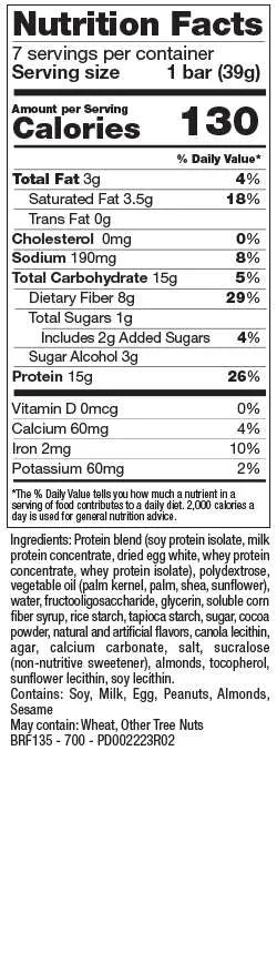 Body Remix Vanilla Chocolate Protein Bars