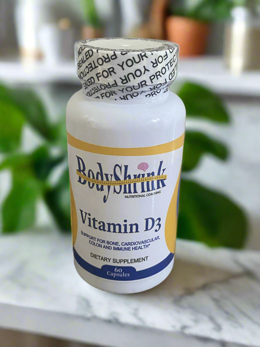 Body Shrink Vitamin D3, 5000IU, 60 Capsules