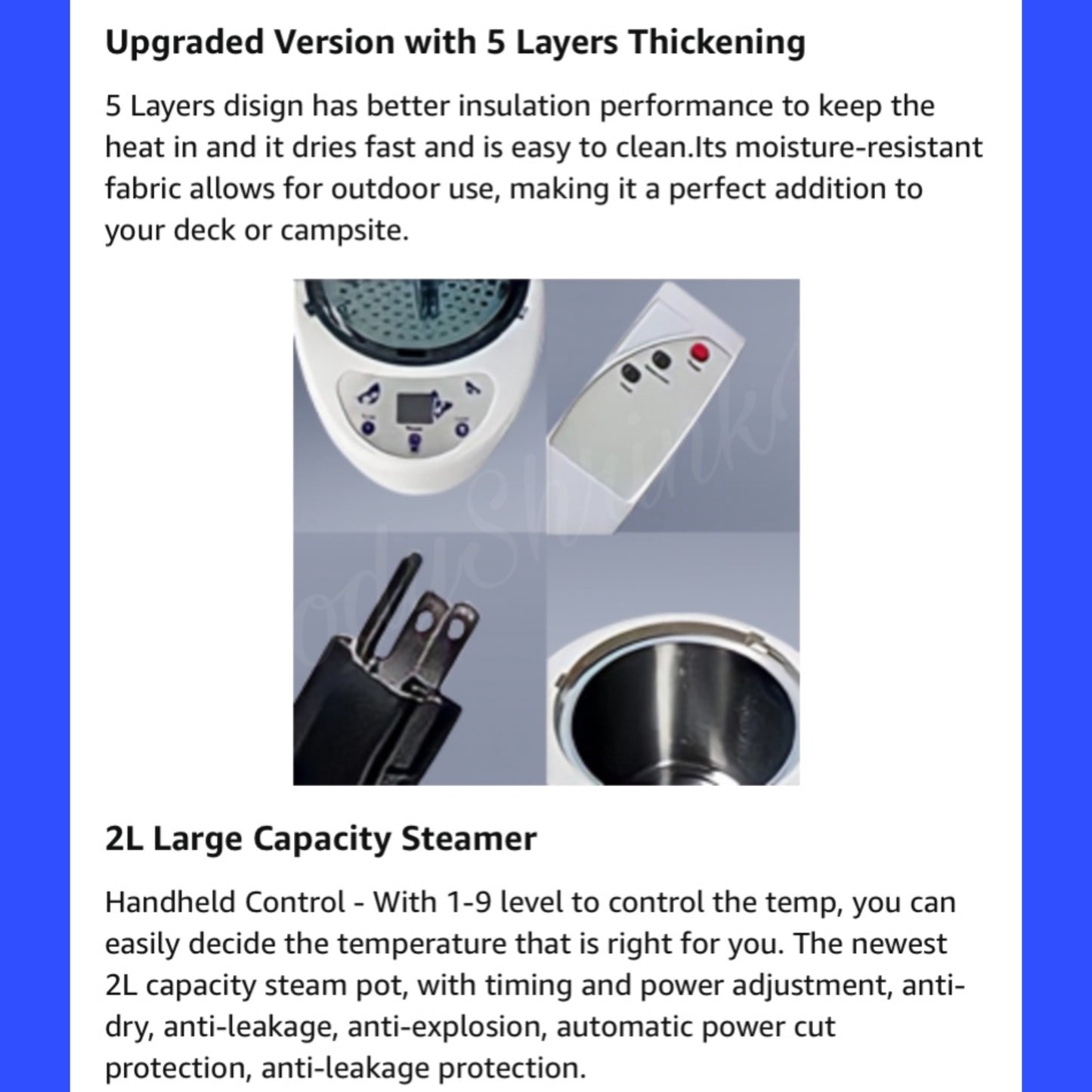 Body Shrinker Portable Steam Sauna